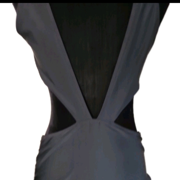 Aerie Womens Black Cut Out One Piece Full Coverage Bathing Suit XL - Picture 7 of 15